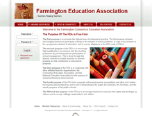 Tablet Screenshot of farmingtonteachersct.org
